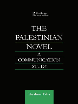 cover image of The Palestinian Novel